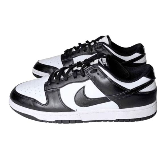 NIKE Dunk Low Retro \'White Black Panda\' Sneakers Size W12/M10.5 main image 4